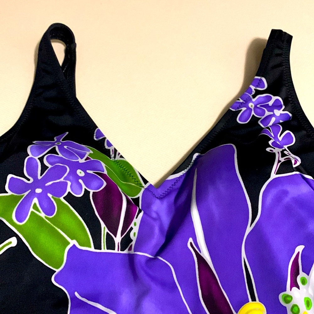 Gottex Blue One Piece Bathingsuit - Picture 3 of 7